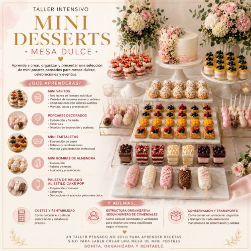 mesa de postres elegante